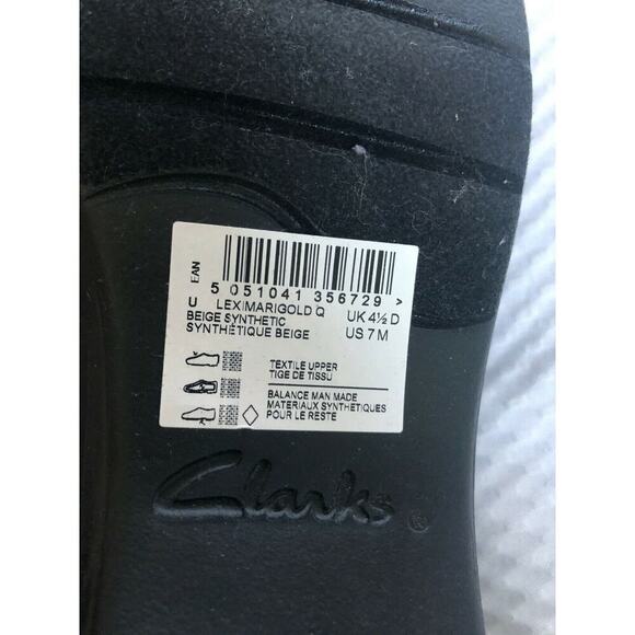 Clarks Collection Women’s Soft Cushion Slingback w/ Wedge Sandals Size 7 NWOB - Picture 9 of 9